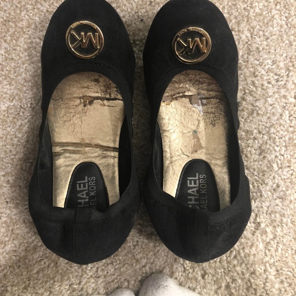 Michael Kors Other - michael kors black logo flats